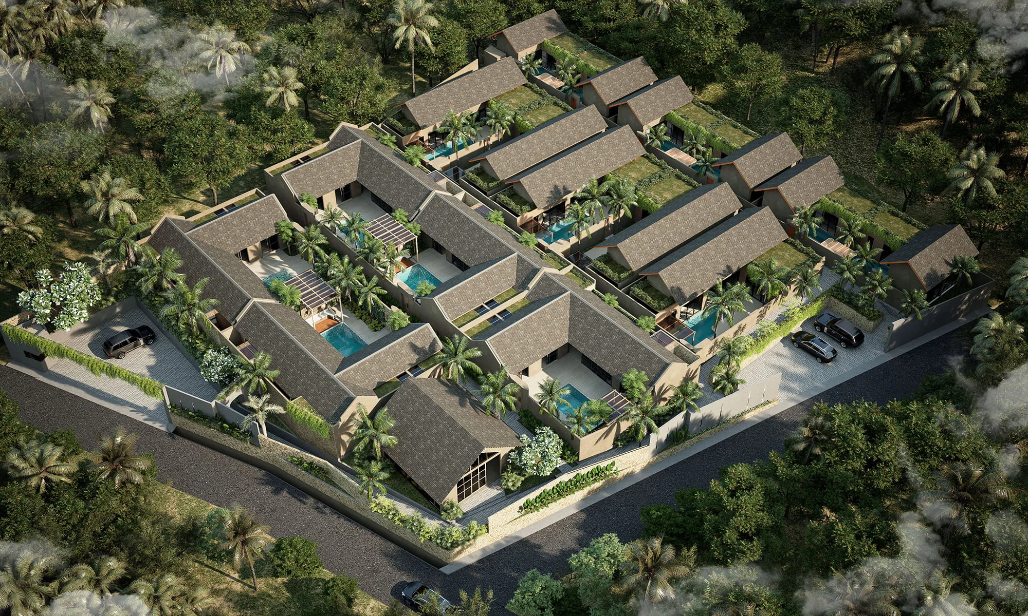 Serra Villas masterplan Kuta Lombok